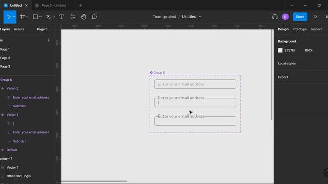 Smart Email Field in Figma смотреть онлайн