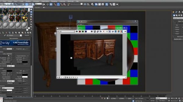 3D Max - Урок 3D max и vray - урок по созданию материала дерева - Vray материал