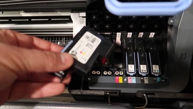 How to clean a clogged HP Designjet Printhead смотреть онлайн