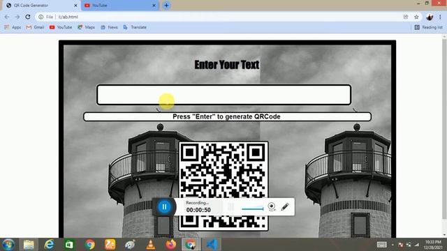 ||Qrcode generator using HTML/CSS? and JavaScript:/ смотреть онлайн