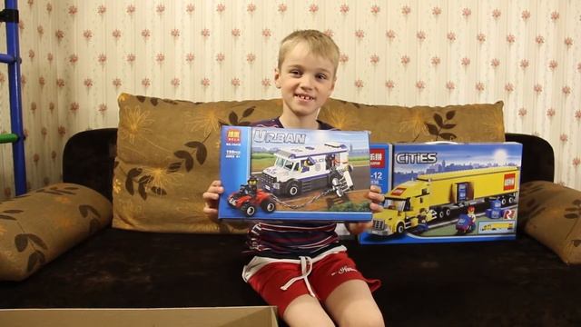 ? Вторая посылка - Аналогов Лего!!! Сити, Ниндзяго, Бэтмен, Дивизион, Lepin Bela???? смотреть онлайн