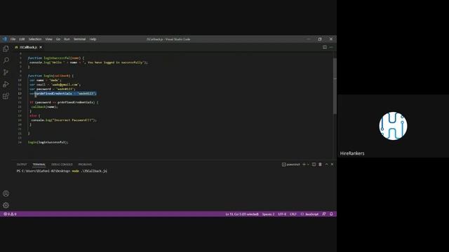 Angular Tutorial - 07 | JavaScript CallBack Method | HireRankers смотреть онлайн