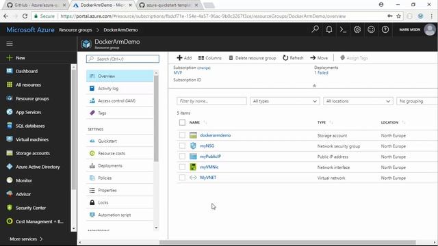 Deploy Wordpress in Azure with ARM and Docker смотреть онлайн