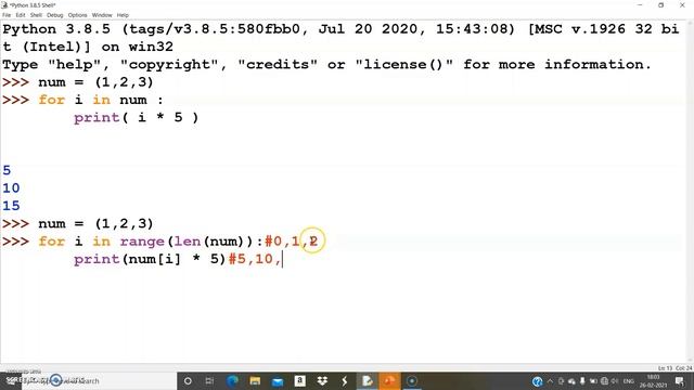Tuple Traversing | Traversing a Tuple in Python | Class 11 and 12 COMPUTER SCIENCE смотреть онлайн