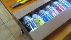 Подготовка принтера Epson L800 к заправке