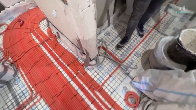 Установка электрического теплого пола. Как правильно смонтировать терморегулятор. смотреть онлайн