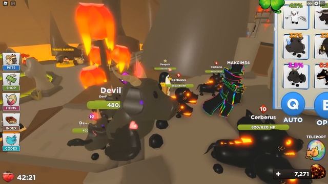 ШАЙНИ ПИТОМЕЦ ЗА 1 КЛИК! СИМУЛЯТОР ПИТОМЦЕВ ГЕРОЕВ! ROBLOX Pet Heroes смотреть онлайн
