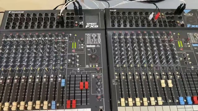 Soundcraft Spirit Fx8 And QSC DCA1622