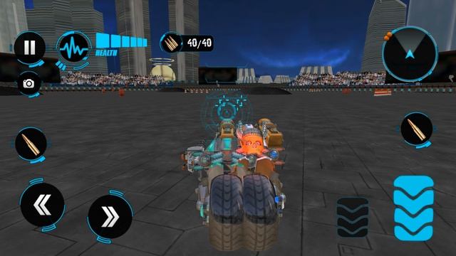 Bike Racing Games - Bike Racing Futuristic Demolition Derby - Gameplay Android free games смотреть онлайн