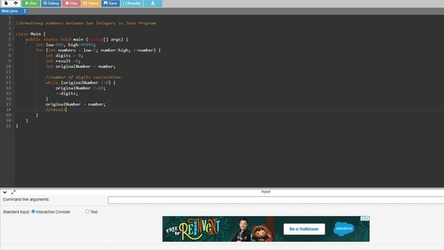 Java Program to Display Armstrong Number Between Two Intervals | Java Program Examples смотреть онлайн