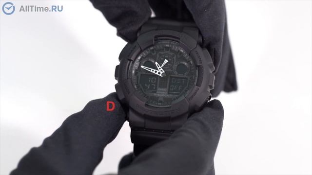 Как настроить часы Casio G-Shock? Настройка часов Casio на примере модели GA-100. Alltime смотреть онлайн