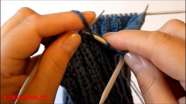 Вязаная детская зимняя шапка (Knitting. Children's hat) смотреть онлайн