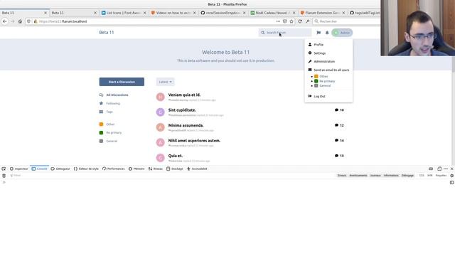 Flarum live coding - Flarum theming смотреть онлайн
