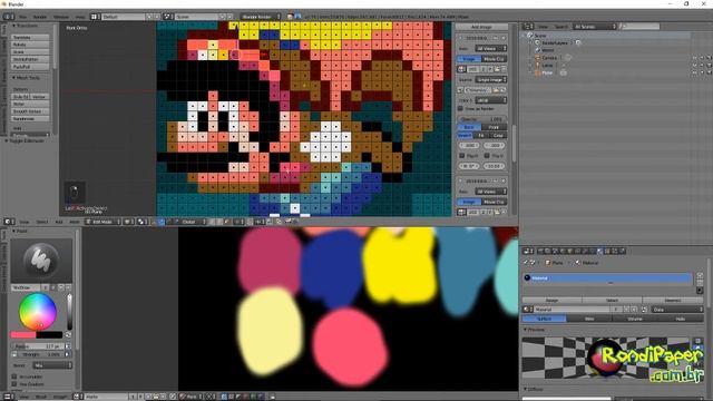 Como criar Pixalarts no Blender estilo Hama beans e imprimir no papel смотреть онлайн