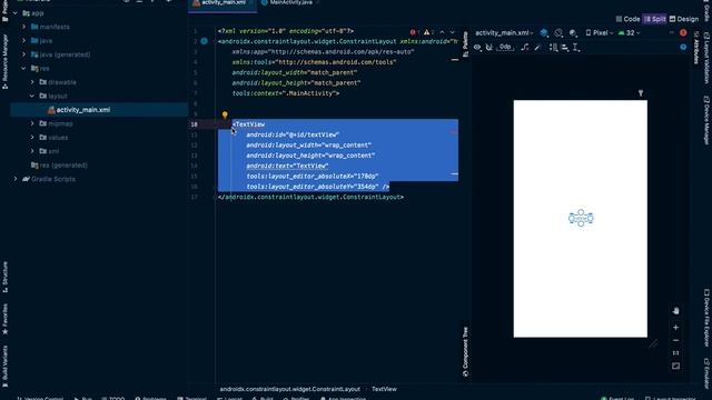 TextView | Get text from textview android | Studio App смотреть онлайн