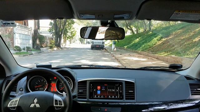 Interior e exterior em detalhes do novo Mitsubishi Lancer HL-T 2.0 CVT 2019 смотреть онлайн