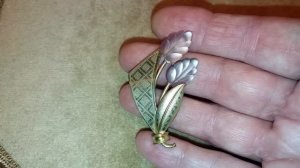 Брошь Grossé и другие мои находки на блошином рынке Мадрида 29.10.2023.