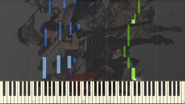 Fire Emblem Awakening - "Don't speak her name!" - Piano (Synthesia) смотреть онлайн