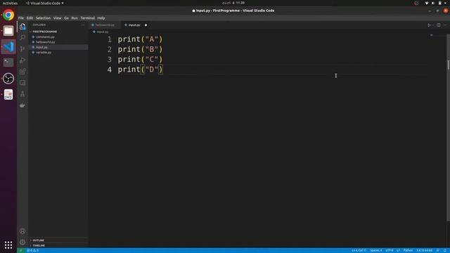 Python tutorial for beginners | Part 4 | How to receive input in python смотреть онлайн