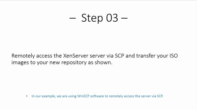 Xenserver - Add a Local ISO repository смотреть онлайн