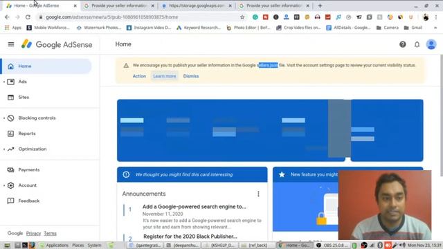 How to fix google sellers.json file issue in google adsense quickly 2020 in Hindi смотреть онлайн