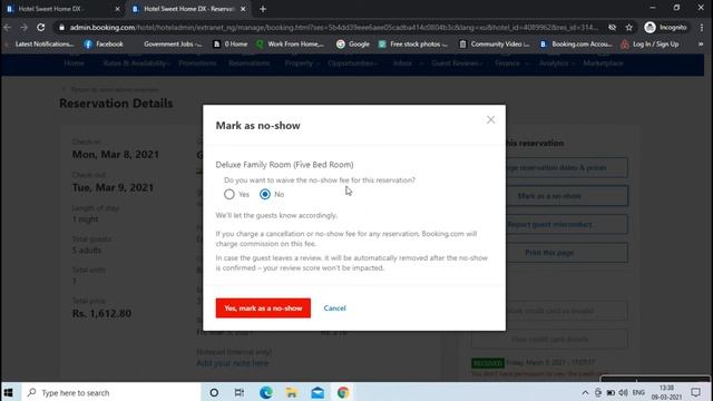 HOW TO MARK " NO SHOW' | BOOKING.COM смотреть онлайн