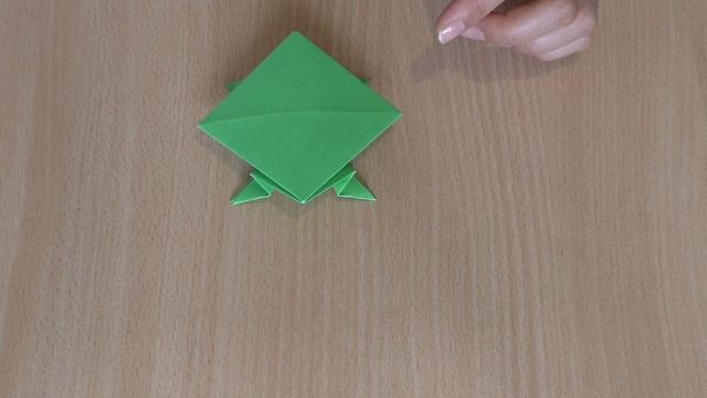 Оригами Прыгающая Лягушка