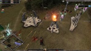 FFA в Warhammer 40K : Soulstorm с космодесантом, хаосом и эльдарами