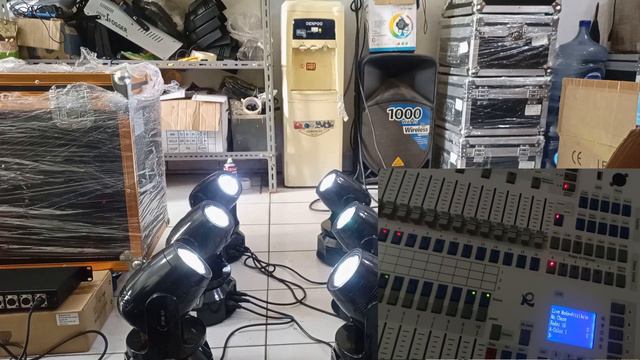 Tutorial mini pearl 1024 shape dimmer & color , moving head beam смотреть онлайн