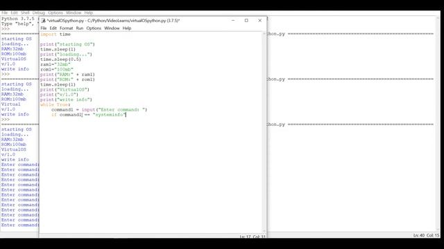HOW TO A MAKE OPERATING SYSTEM IN PYTHON? EASY WAY! // 100% PYTHON! смотреть онлайн