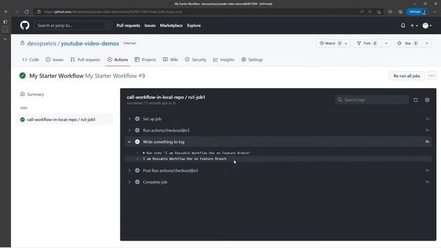 GitHub Actions - Calling Reusable Workflows смотреть онлайн