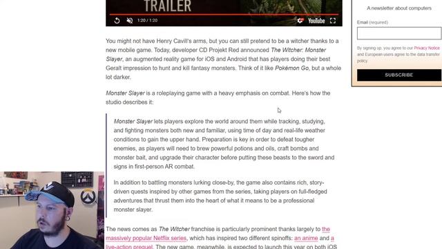 The Witcher GO, AKA The Witcher Monster Slayer, A Mobile Game WHAT!?!?!? смотреть онлайн