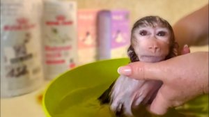 Первое купание Степки, малыш наконец-то смог согреться!