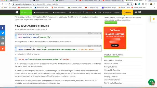 What is Deno.js & Will it replace Node.js? | #StayHome | Deno 1.0 arrives to challenge Node.js смотреть онлайн