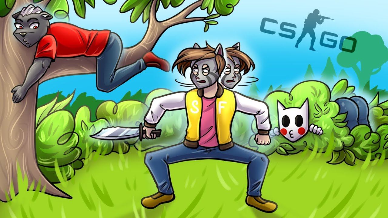 ВРОДЕ БЫ ОТ НЕГО НИКУДА НЕ СПРЯТАТЬСЯ! НО Я СМОГ:D МАНЬЯК В В CS:GO #csgo смотреть онлайн