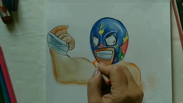 How to draw El Primo from Brawl Stars. Как нарисовать Эль Примо Brawl Stars смотреть онлайн