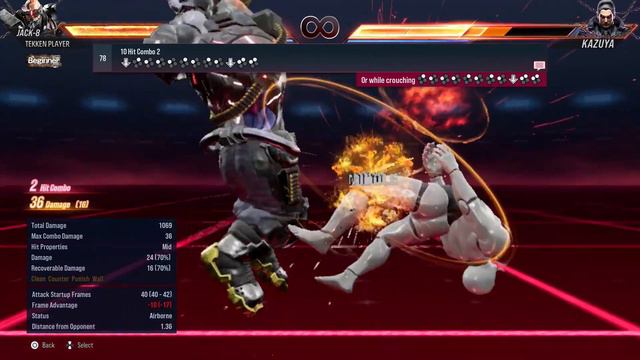 Tekken 8 | Jack 8 Move List & Sample Combo смотреть онлайн