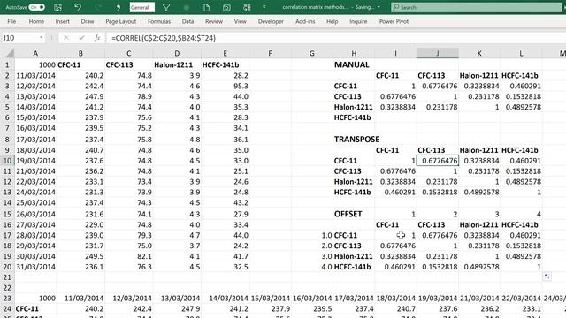 Quickly make a correlation table in excel - 6 different methods смотреть онлайн