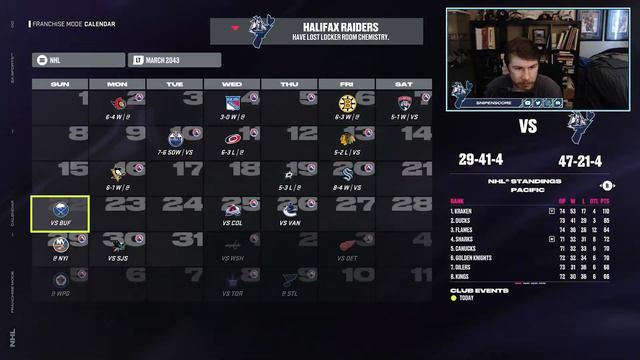 Season Sim - NHL 24 - GM Mode Commentary - Raiders - Ep.59 смотреть онлайн