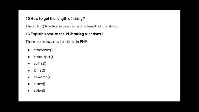 PHP Interview Questions and Answers Part 2 смотреть онлайн