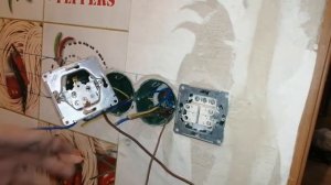 Последовательное подключение розеток. Подключение розеток .