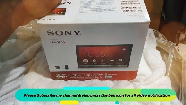 Sony Music System XAV- 3500 Player Unboxing смотреть онлайн