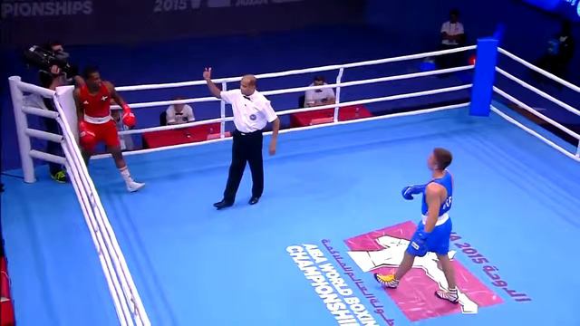 ЧМ 2015. Ярослав САМОФАЛОВ Кларенс Гоер. Нокдаун. смотреть онлайн