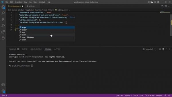 Vscode Terminal right click is not working | Visual Studio Code