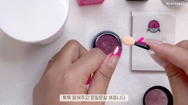 [셀프네일] 샤넬 키티 체리네일? 말캉팁 연장+핑크 크롬파우더 네일아트! смотреть онлайн