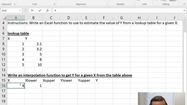 Linear Interpolation in MS Excel смотреть онлайн