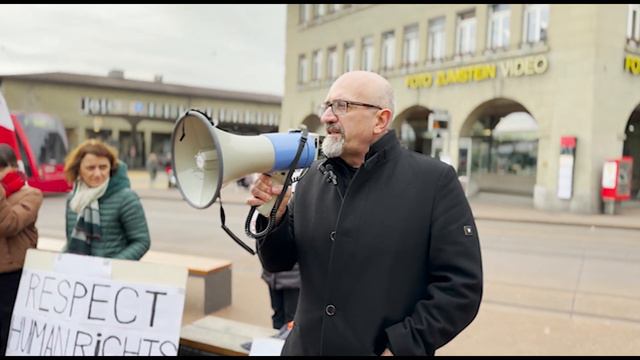 Акция в поддержку Михаила Саакашвили - Швейцария, Берн 04.01.2023 смотреть онлайн