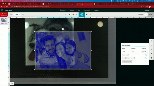 How to Print a Custom Photo Puzzle with Glowforge смотреть онлайн