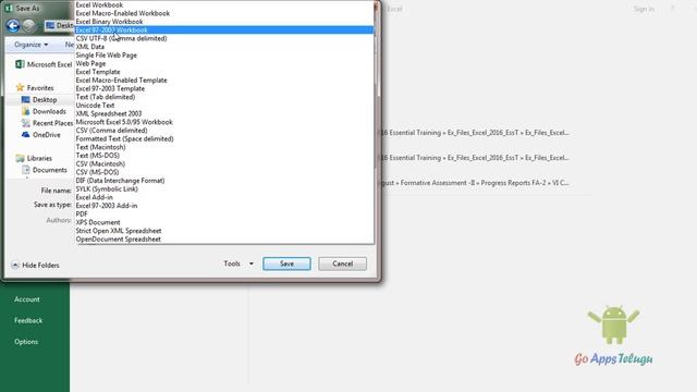 Difference between Save and Save As in Excel || Essential Tutorials 2016 смотреть онлайн