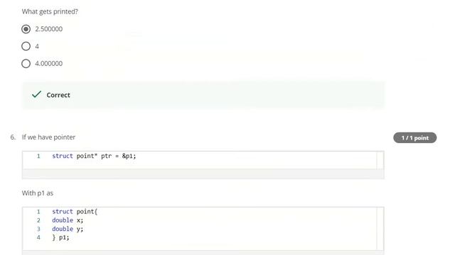 Coursera | C for Everyone: Structured Programming | Week 2 Quiz. смотреть онлайн